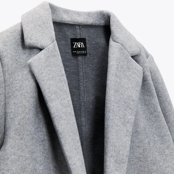 NWTs zara wool blend coat sz.sm